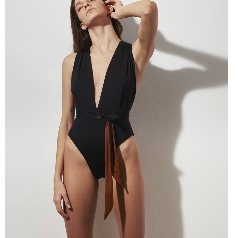 NWT Skin Domino Maillot one-piece swim suit